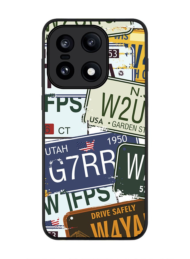 For OnePlus 15 Case,Slim fit Camera Protection, Shockproof Thin Phone cover  - Number Plates